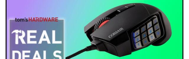 Pickup Corsair's Scimitar RGB Elite MMO gaming mouse for only $49