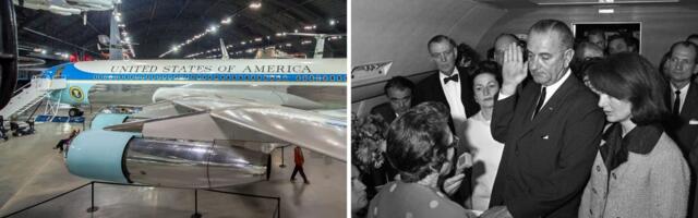 Inside the Air Force One plane used by 8 presidents, where Lyndon B. Johnson was sworn in after JFK's assassination