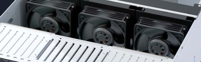 Arctic’s new 8,000 RPM case fans blow a pile of boxes off a table from about 10 feet away — Arctic S12038-8K screams like an air raid siren