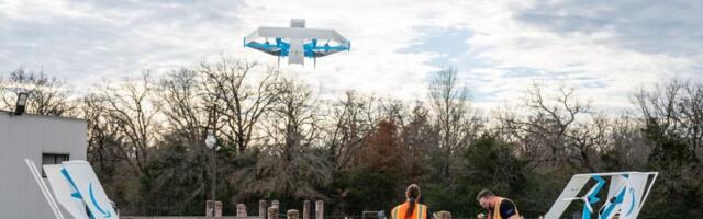 Amazon Delivery Drones Crash Into a Crane in Arizona, Feds Investigating