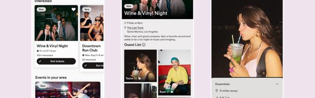 You can now find local events on Tinder — and match with other attendees