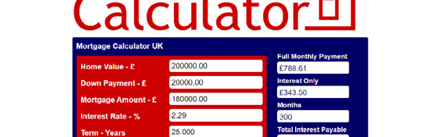 Mortgage Calculator UK – We make the maths easy.