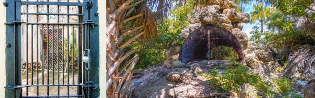 I explored the ruins of an abandoned zoo on the coast of Florida, and it was completely overrun by nature