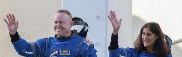 The long-planned return of two astronauts from space is now a political issue