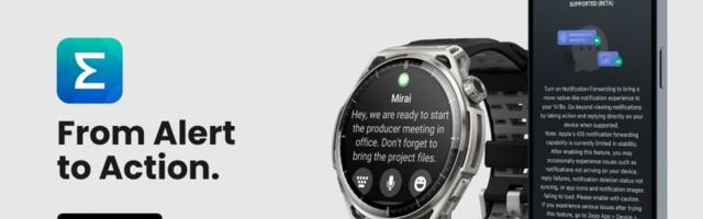 Amazfit launches a beta feature for iOS notification forwarding