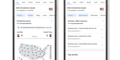 Google confirms post-Election Day political ad ban, partners with AP on election results
