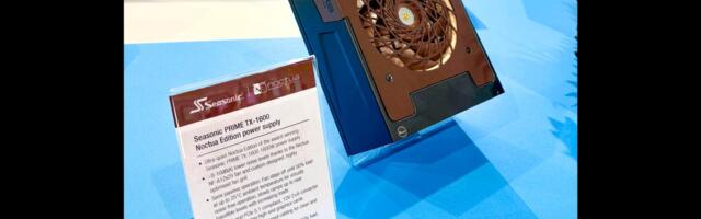 Seasonic's latest big and silent 1,600W PSU gets a quieter 120mm Noctua fan upgrade