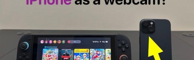 Use Your iPhone As a Webcam for Nintendo Switch 2