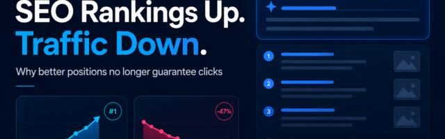 9 Reasons your SEO rankings are up, but traffic is down