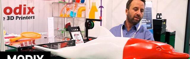 Modix3D Large Scale 3D Printers: Print Parts Up to 1.8 Meters