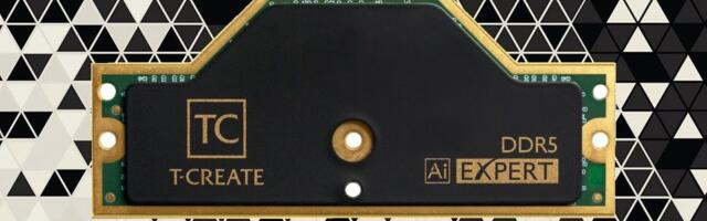 TeamGroup's LPDDR5X CAMM2 memory modules become the third consumer option for the new space-saving RAM standard — also tosses Expert AI branding in for good measure