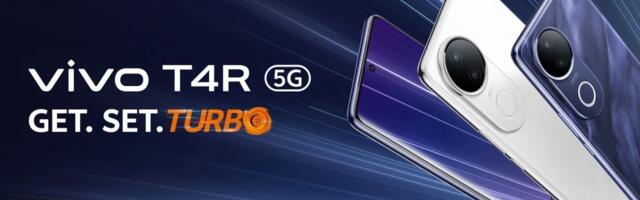vivo T4R arrives with the Dimensity 7400 SoC, quad-curved display, and 4K selfie camera