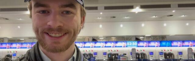 I slept at the airport before an early flight to avoid waking up at the crack of dawn. The noise and the nerves left me regretting my decision.