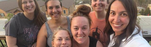 I go on spring break with 5 of my mom friends and our 16 kids. It's more fun than it may sound.