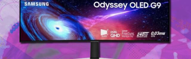 The premium Samsung 49-inch Odyssey OLED G9 curved gaming monitor has never been this cheap before