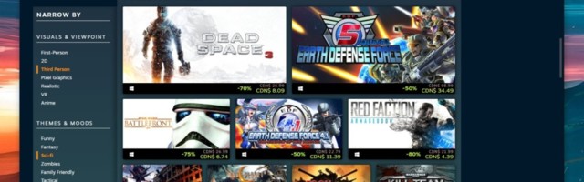 Valve adds a new way to filter for discounts during Steam sales