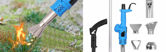 This 3-in-1 weed burner can scorch away unsightly weeds with a button press