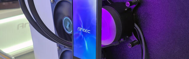 Hands-on with the Antec Vortex View — a wild AIO cooler with a screen that rotates a full 360 degrees