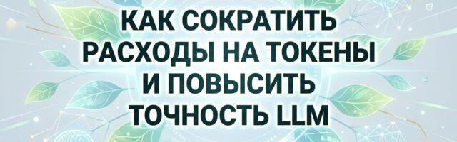 [Перевод] Как сократить расходы на токены и повысить точность LLM