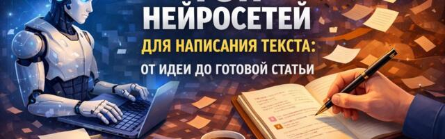 Топ нейросетей для написания текста: от идеи до готовой статьи
