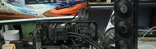 Ambitious modder bolts a 360mm server AIO onto an RTX 3080, slashes VRAM temps in half — enormous workstation cooler powers 54 degree drop, 9% performance uplift