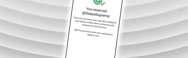 How to reserve your WhatsApp username
