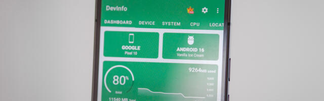 The Pixel 10 comes with 12GB of RAM, but Google has locked some of it away