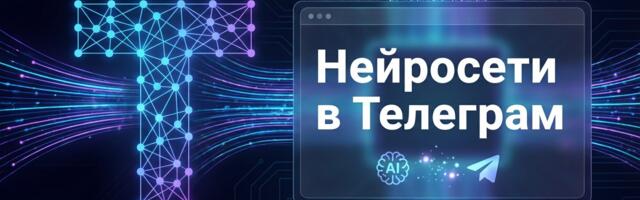 Нейросети в Телеграм: полезные боты и сервисы с нейросетями и ИИ-сервисами