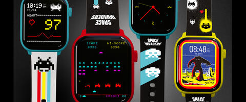 Space Invaders will soon be playable on this funky retro smartwatch