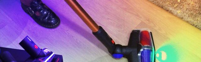 I Tried It: Dyson's Newest Stick Vac Empties So Neatly, I Could Do It in Bed