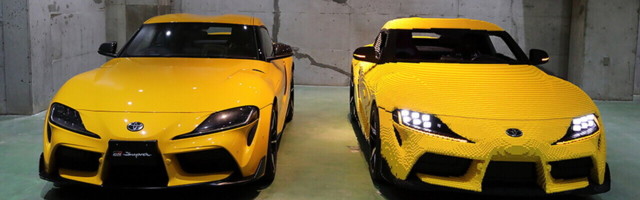 Hell yes, I want to own a life-size LEGO Toyota Supra that goes 28kmph