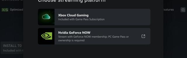Microsoft will soon implement Nvidia GeForce Now alongside Xbox Cloud Gaming for its first-party titles listed on Xbox.com
