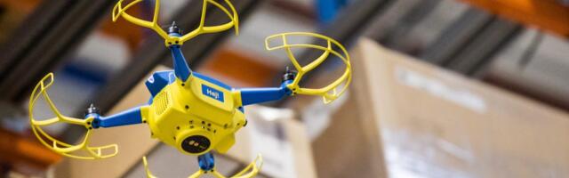 Ikea's fleet of 250 autonomous drones takes stock of warehouse inventory without any human intervention