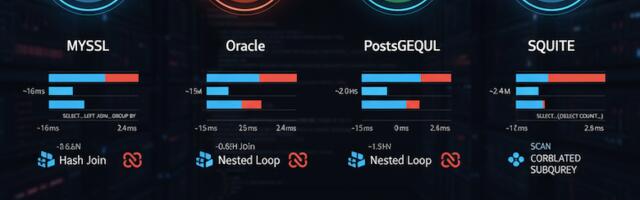 JOIN vs. Коррелированный подзапрос: Разрушаем миф о «N+1» на 4 СУБД
