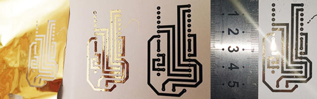 Сусальное золото и DIY-печатные платы: новый, потенциально интересный способ производства плат на дому и не только
