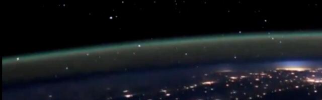 Space station video shows ‘cosmic fireflies’ high above Earth