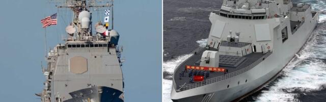 US vs. Chinese cruisers: China is building its top surface warship at breakneck speed, and it's a match for its US rival