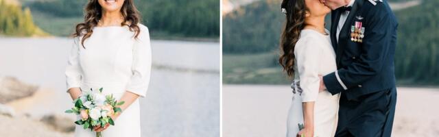 I purchased my wedding gown from Etsy for less than $800. As a middle-aged bride on a budget, it was the perfect dress for me.