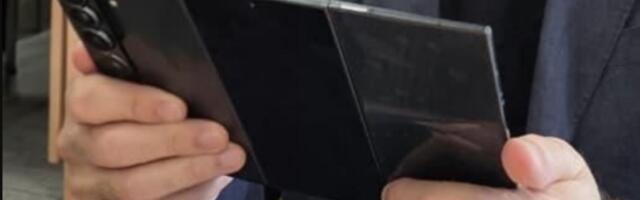 Samsung Galaxy Z TriFold prototype with quad-rear cameras surfaces