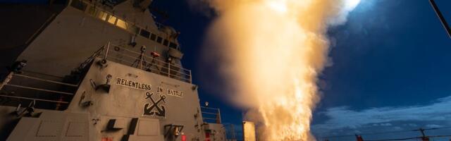 US Navy destroyers are firing top interceptors to bring down Iranian missiles flying into NATO airspace