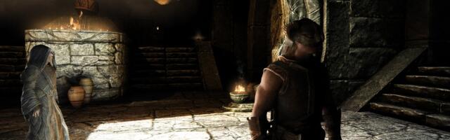 Skyrim modded with path-traced lighting - and all DX9+ games could follow