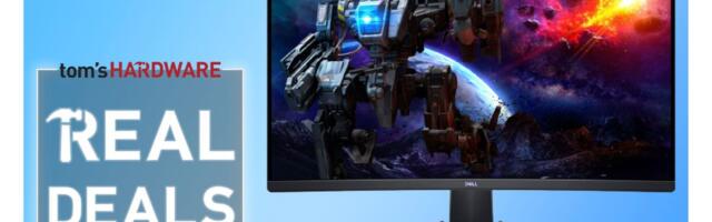 Dell's 27-inch curved S2722DGM gaming monitor is back down to just $249