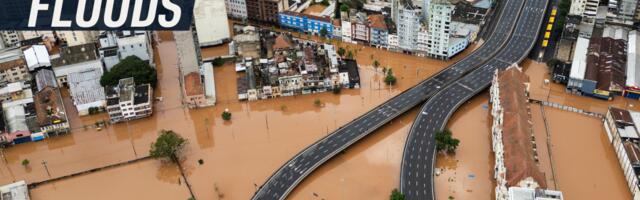 Drone footage shows the devastating floods in Rio Grande do Sol