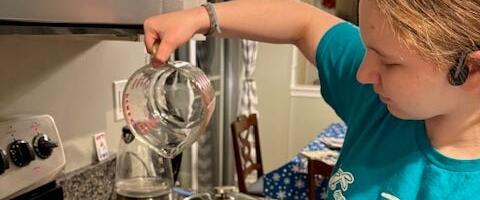 My family takes turns making dinner. It's helped us connect with our teens.