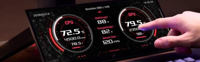Asus reveals ROG Strix XG129C, a tiny secondary monitor chasing Elgato’s gamer lunch