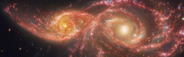 Creepy cosmic eyes stare out from space in Webb and Hubble image