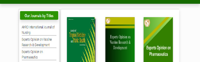 AHRO Scientific Publishing – Promoting scientific knowledge