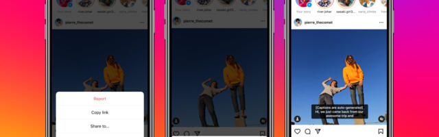 Instagram adds auto-captions to videos