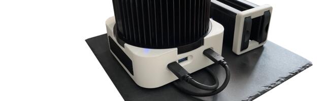 Modder builds a totally fanless 'retro-futuristic' mini PC — attached to a USB4-powered bank of SSDs
