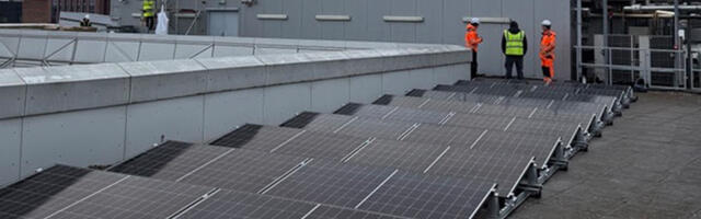800 solar panels installed in bid to hit net zero carbon target